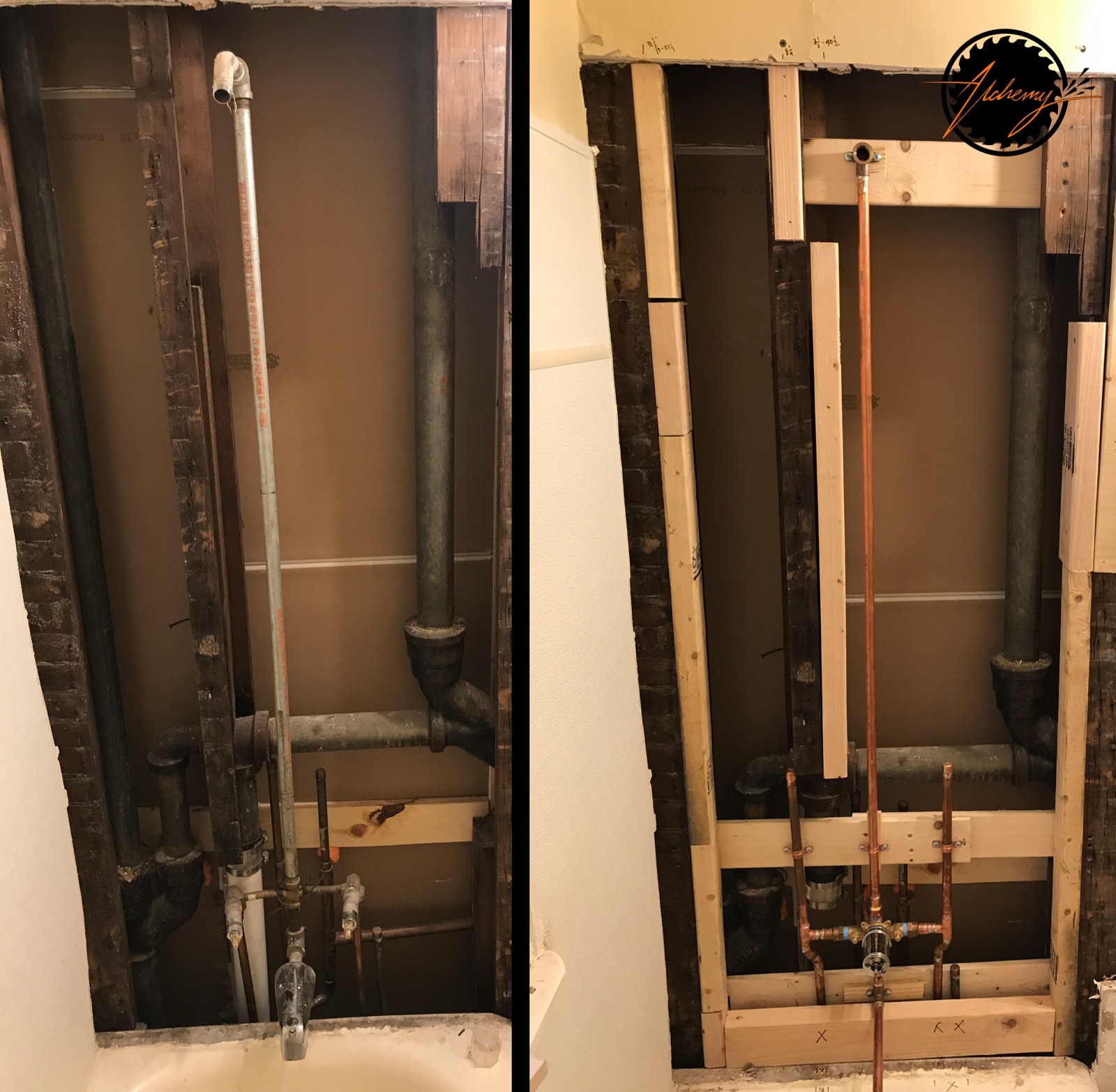 Glass-Tile Bathroom Remodel — image 2